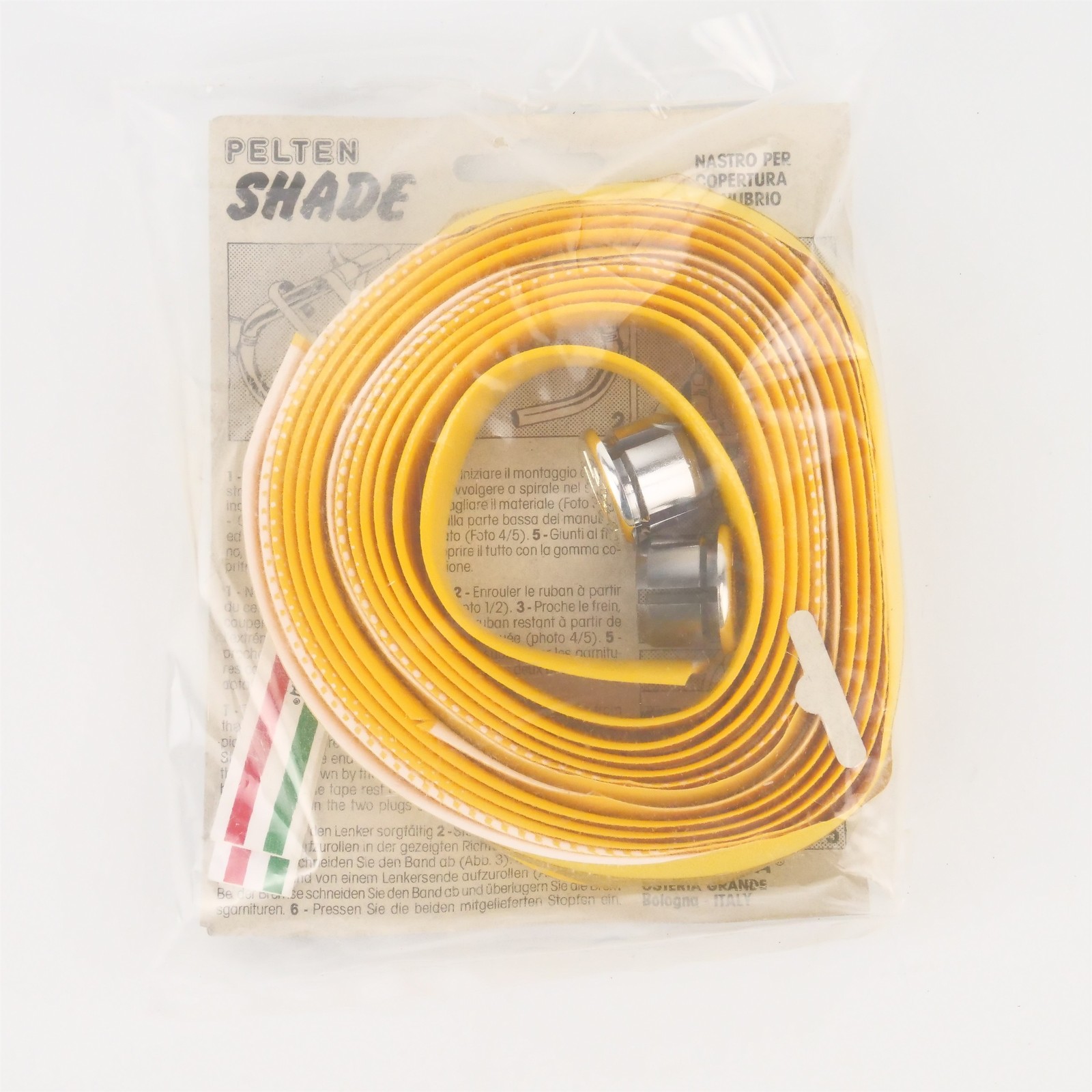 NOS Pelten Shade Handlebar Tape Yellow to White Fade Italy Ciclolinea Vintage