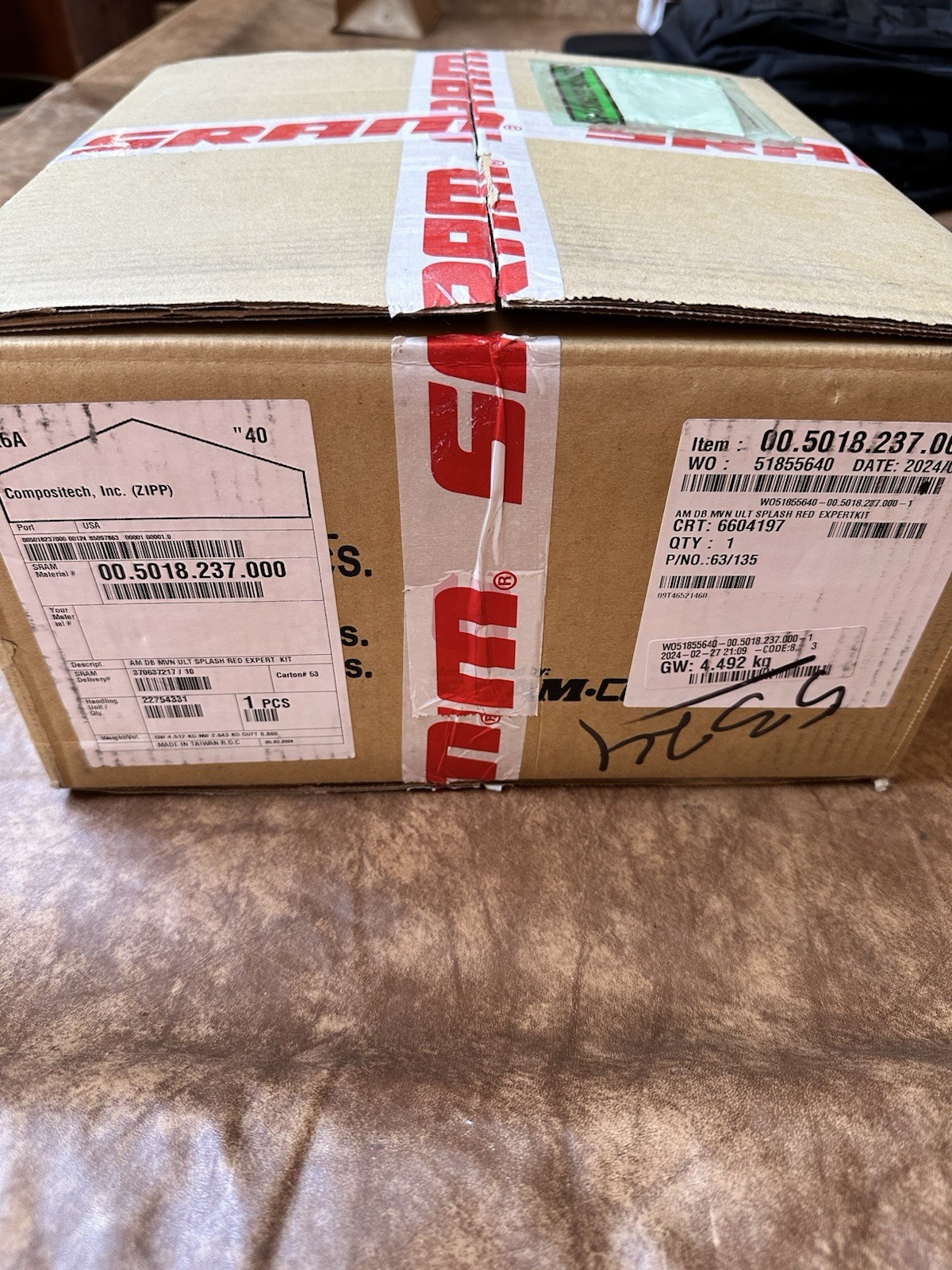 SRAM Maven Ultimate Expert Limited Edition hydraulic disc brake kit.