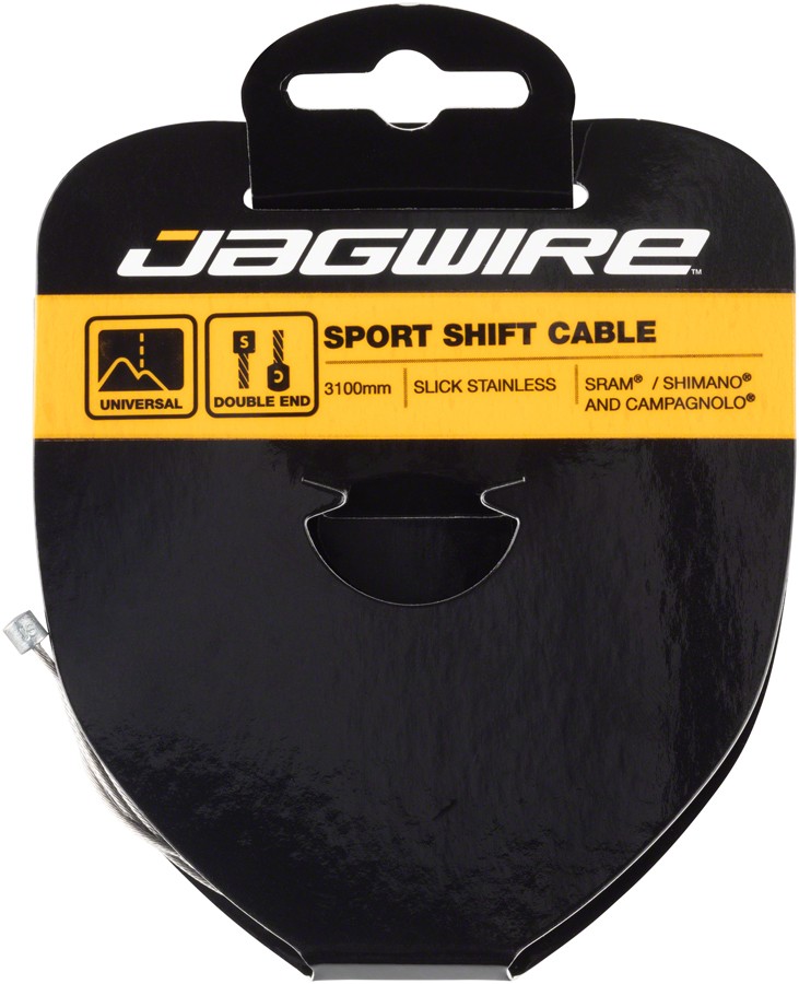 Jagwire Sport Shift Cable – 1.1 x 3100mm, Slick Stainless Steel, For SRAM/Shiman