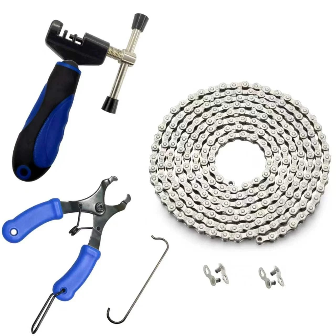Bike Chain 6/7/8 Speed 126 Links, Chain Bike Replacement Kit with Bike Chain …