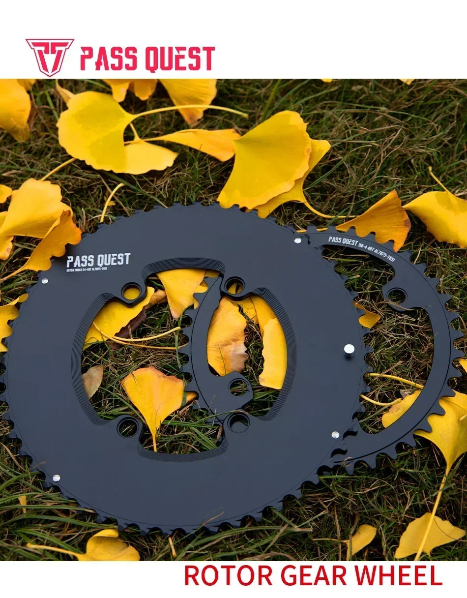 110BCD Chainring Road Bike for ROTOR 4 Claw Double Chainring 52-36/53-39/56-42T
