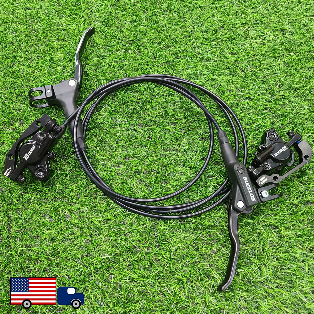Pair MTB Hydraulic Disc Brake Set Left Front&Right Rear 2 Piston Road Bike Brake
