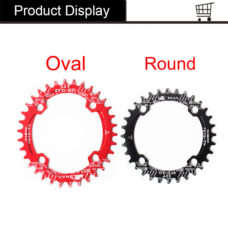 Mountain Bike 104BCD 30-42T Narrow Wide Bike Chainring Single Tooth Chain Ring