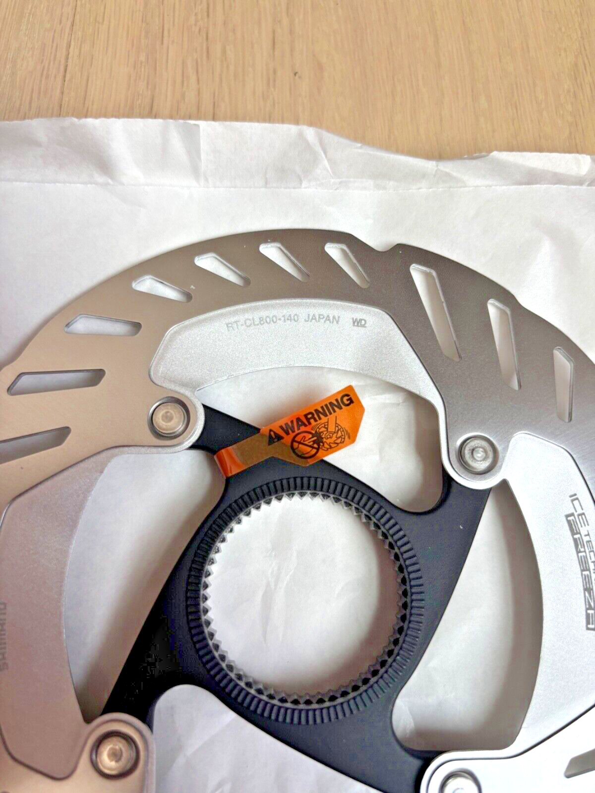 Shimano Ultegra/GRX RT-CL800 Center Lock Disc Brake Rotors 140mm + 160mm