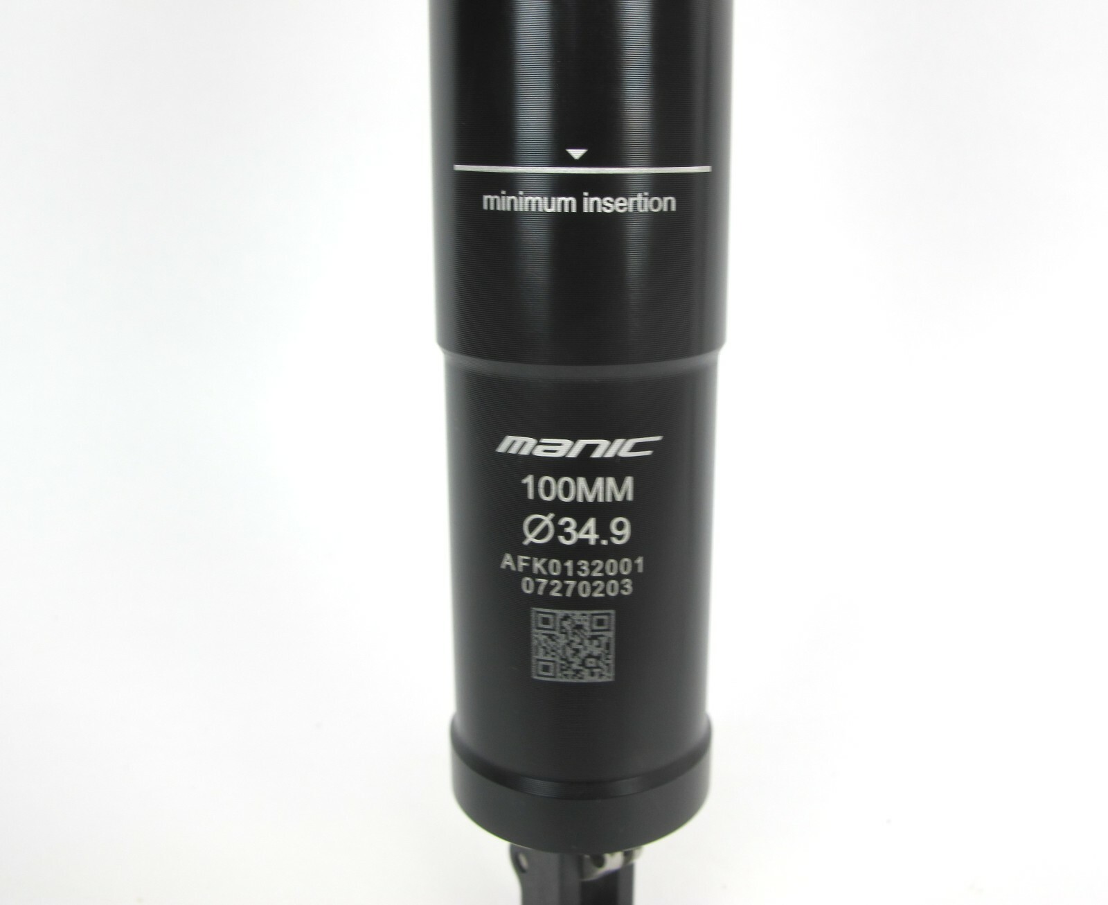 X-Fusion Manic Dropper Seatpost 34.9 100mm w/ Remote Internal Mountain Bike