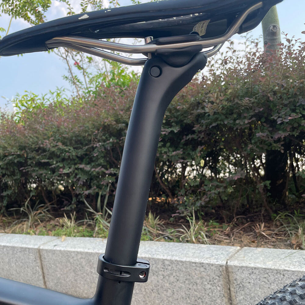 UD Carbon Fiber Bicycle Seatpost Offset Cycling Seat Post 27.2/30.9/31.6mm Matte