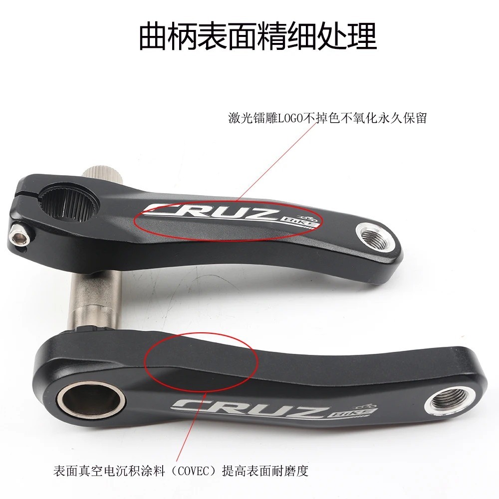 89/98/110/127/140/150mm Crankset Crank for Kids MTB Child Folding Bicycle