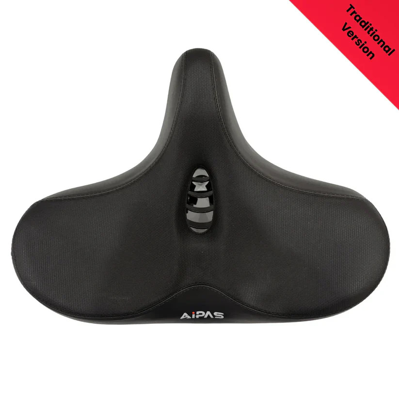 Aipas Comfortable Oversized Bike Seat Extra Wide Saddle for Men Women US
