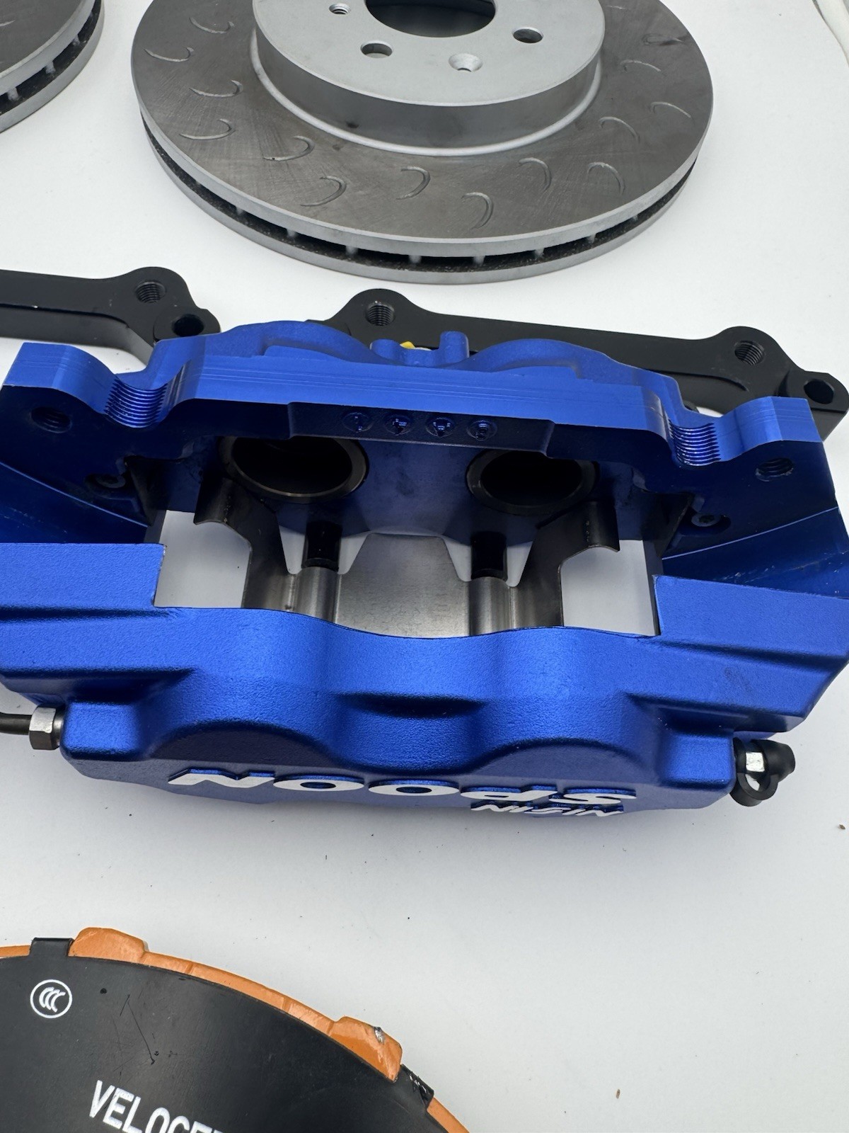 Spoon Sports twin-block brake caliper Honda Brake Rotors Pads READ DESCRIPTION!!