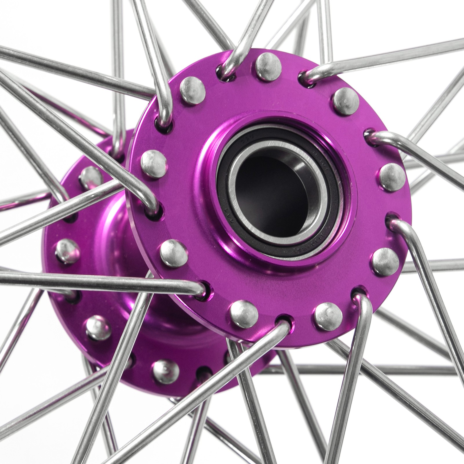 TARAZON 19×1.6 Spoke Front Wheel Rim Purple Hub For Sur Ron X Light Bee X LBX