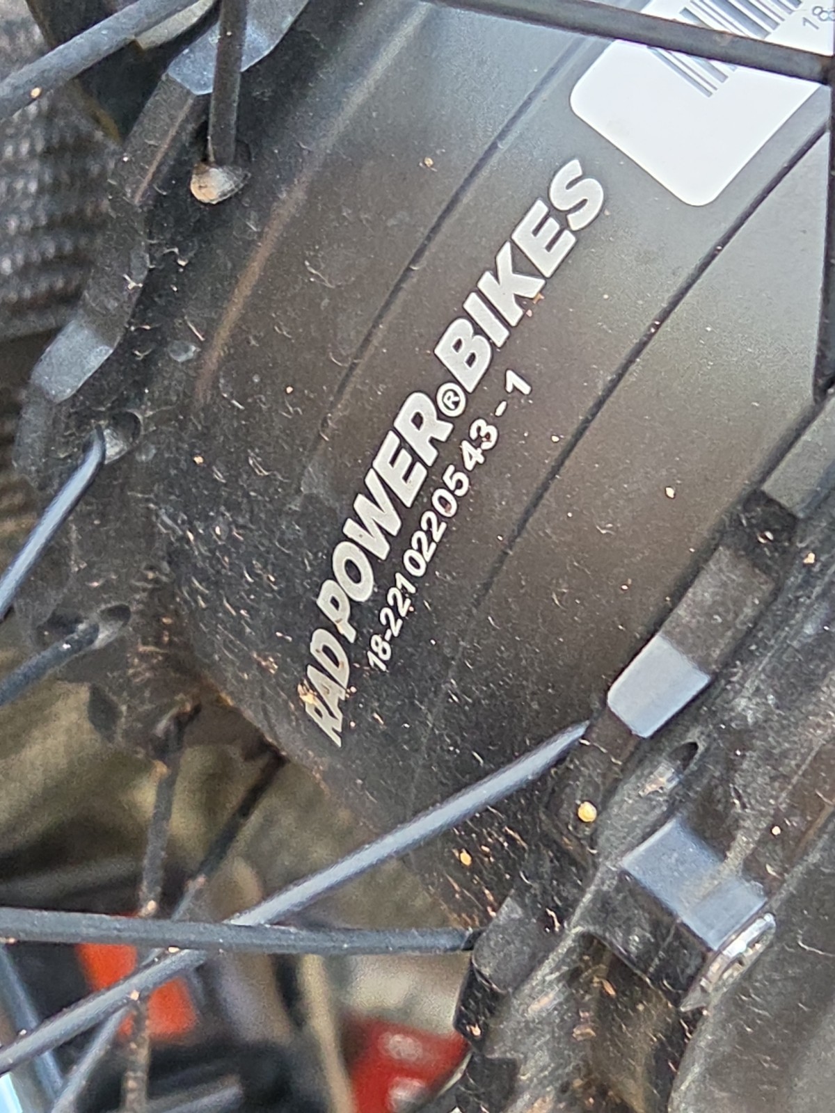 Rad Power Bikes Motor E-Bike Motor *USED* – 18-2210220543-1 Trike Front Tire