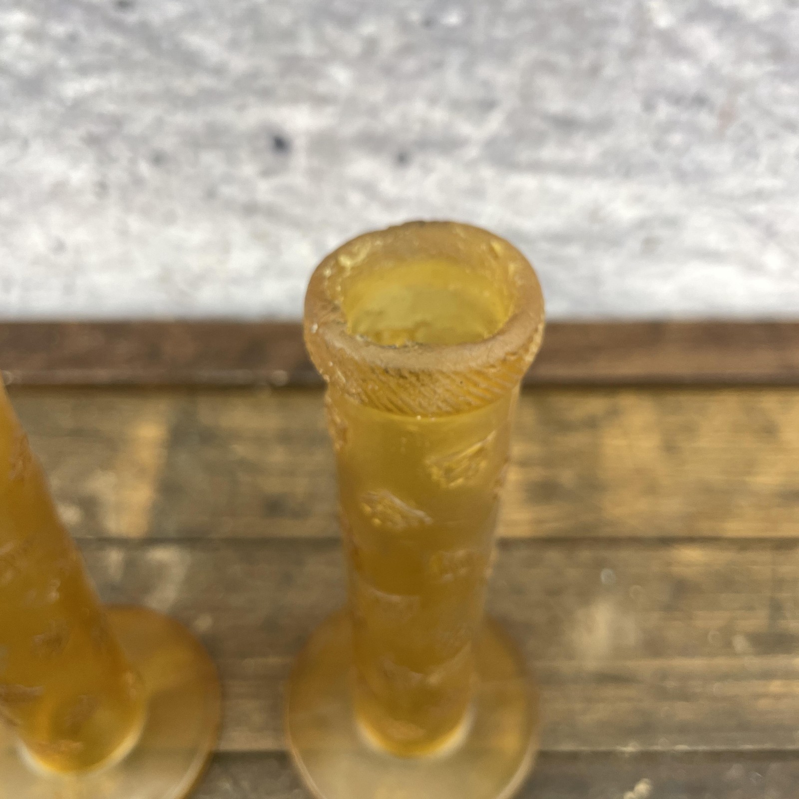 Vintage Diamond Back BMX Bike Grips Clear X-Ray 90s Old School Set Blown Out