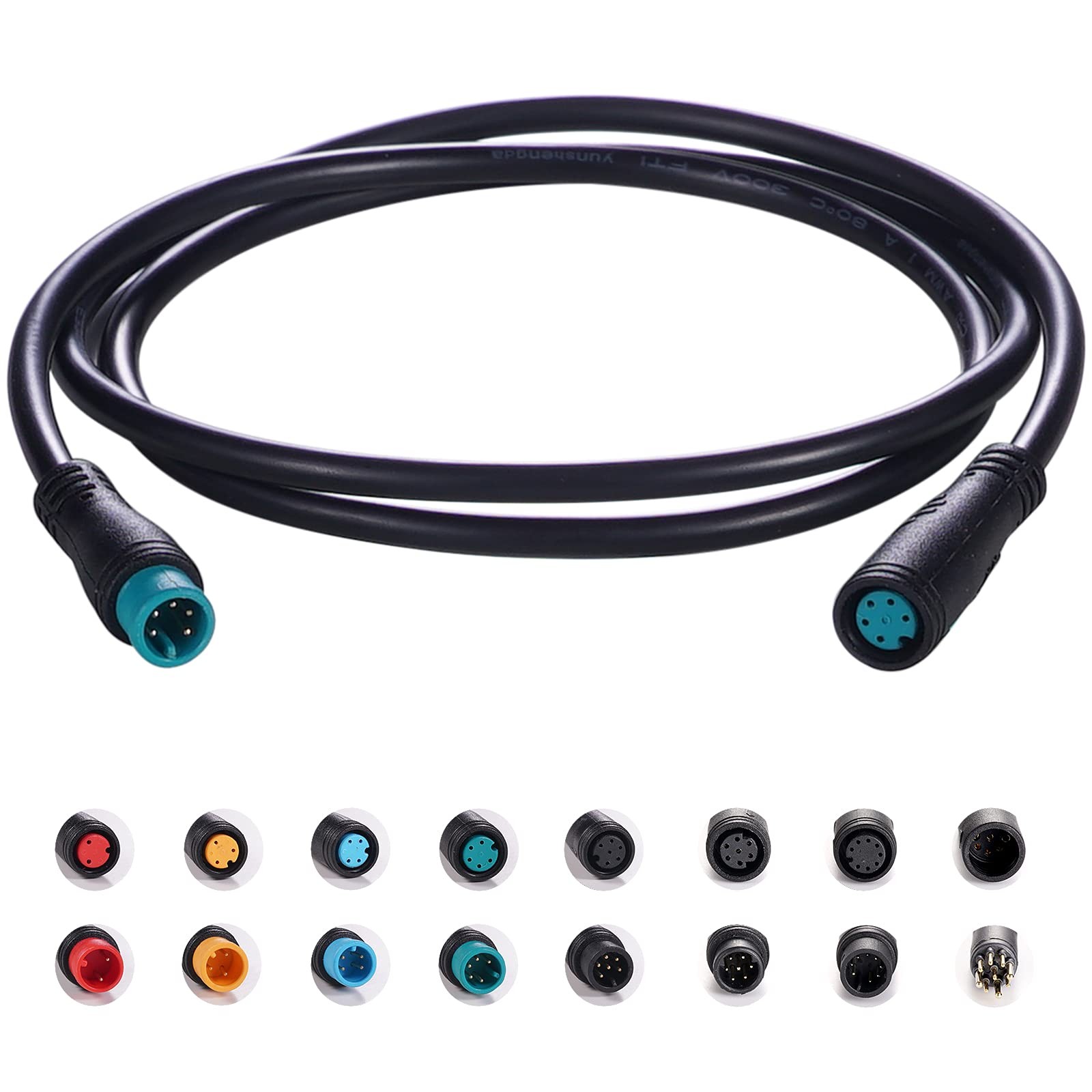 Extension Cable 2Pin/3Pin/4Pin/5Pin/6Pin/8Pin/9Pin Waterproof Plug Works for …