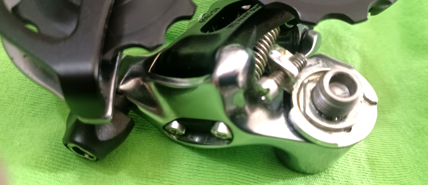 used VGC, Shimano Dura-Ace RD-7800 Short Cage Rear Derailleur, 10 Speed