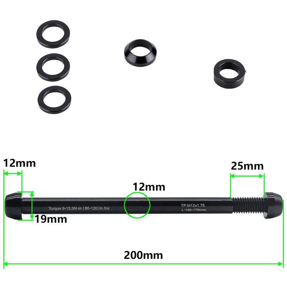 Thru Axle Bicycle Trainer Compatible with Various Sizes for Indoor Use