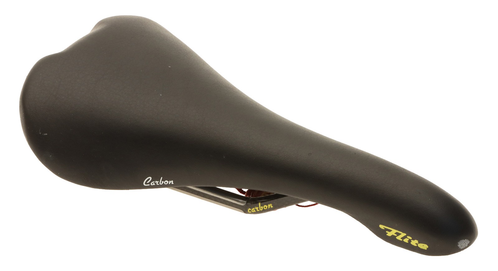 Selle Italia Flite Saddle Carbon Fiber Rails Black Leather 1995 NIB NOS NEW