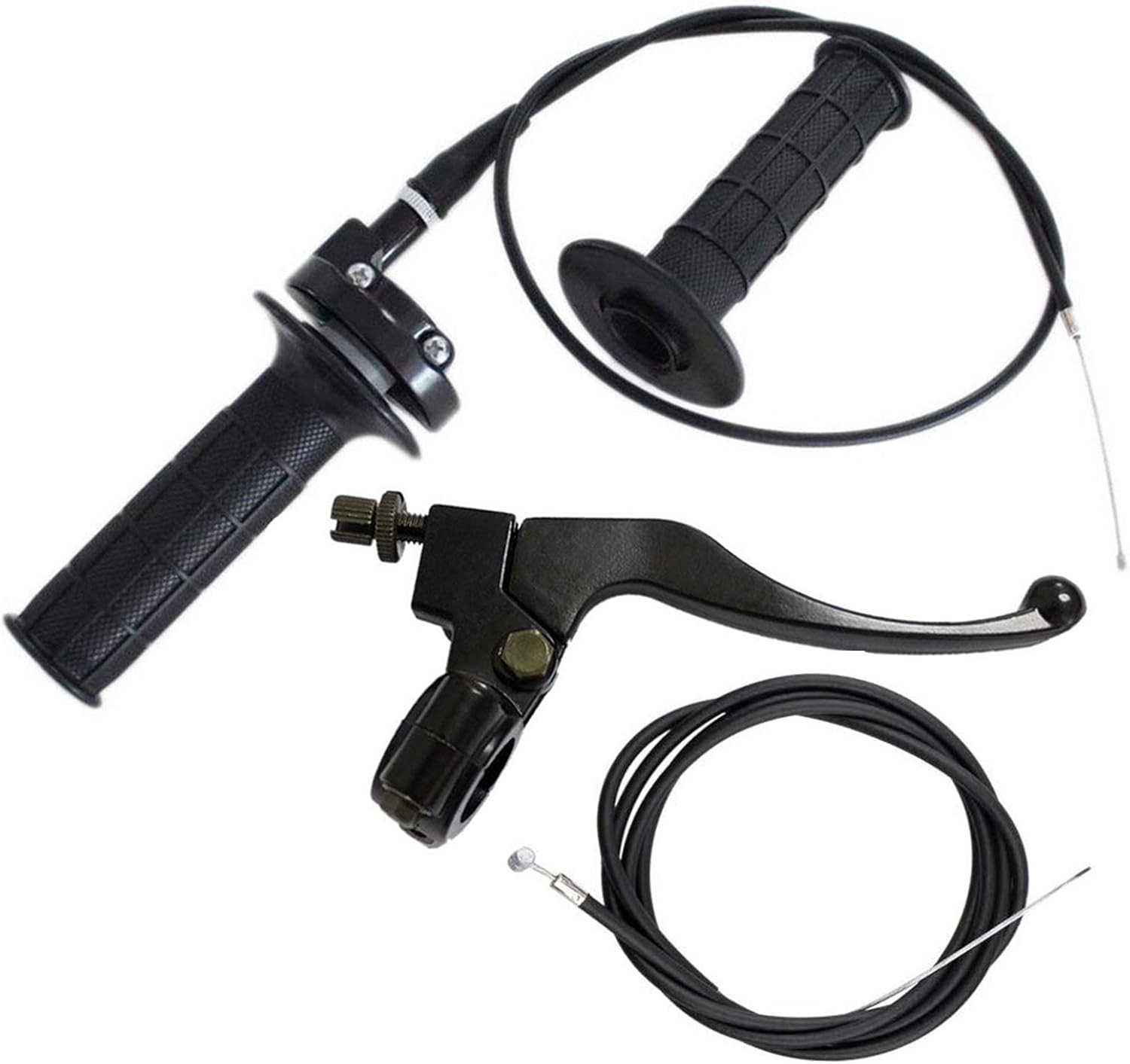 Modern Brake Lever & Throttle Cable Kit for Enhanced Control on Dirt Bikes