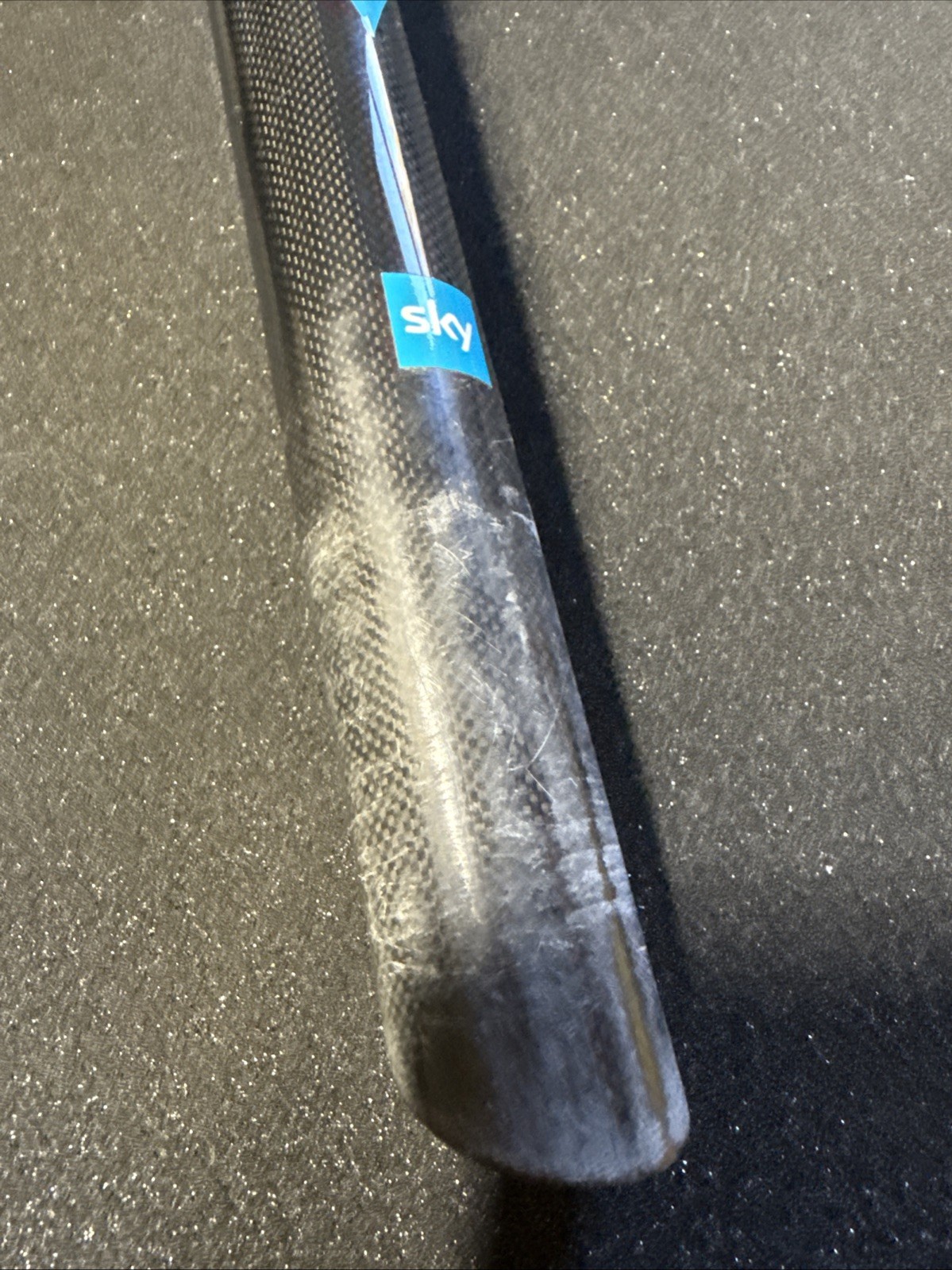 Pinarello Team Sky Carbon Bicycle Seatpost 31.6 Broken For Art (9451)