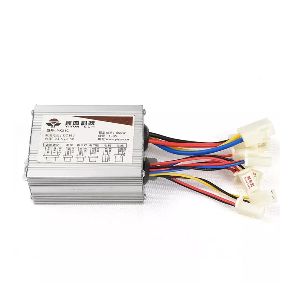 24V 36V 48V 500W Brush Controller For Electric Bike Scooter Speed Brush Motor