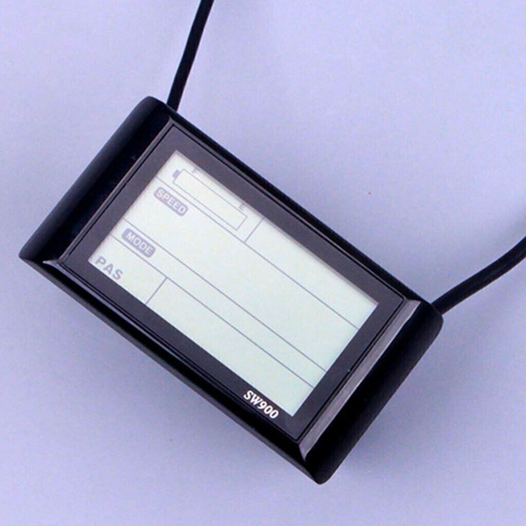 E-bike SW900 LCD Display Meter Control Panel 24/36/48V Electric Bicycle Scooter