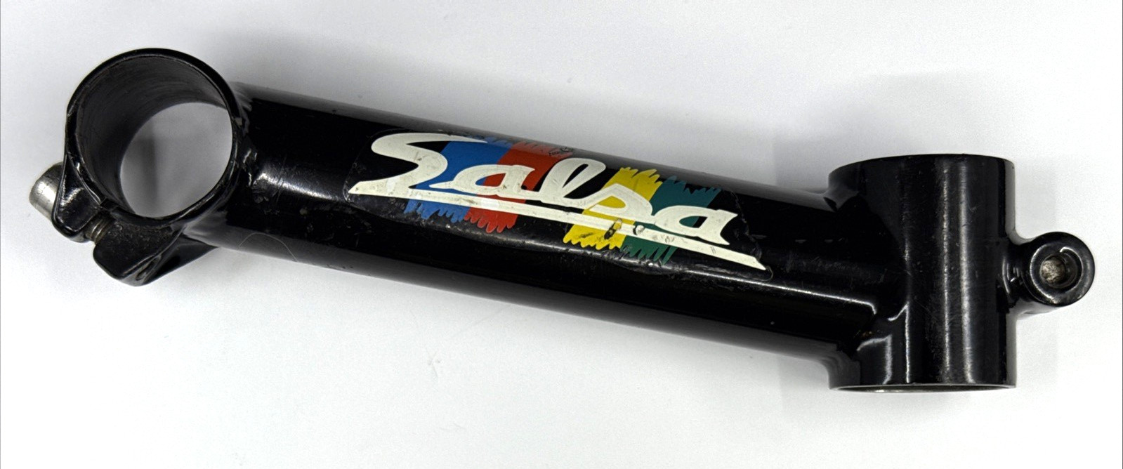 SALSA Cro-Moly Steel Threadless Stem, 1″, 130mm x 10 degree, 25.4mm Clamp