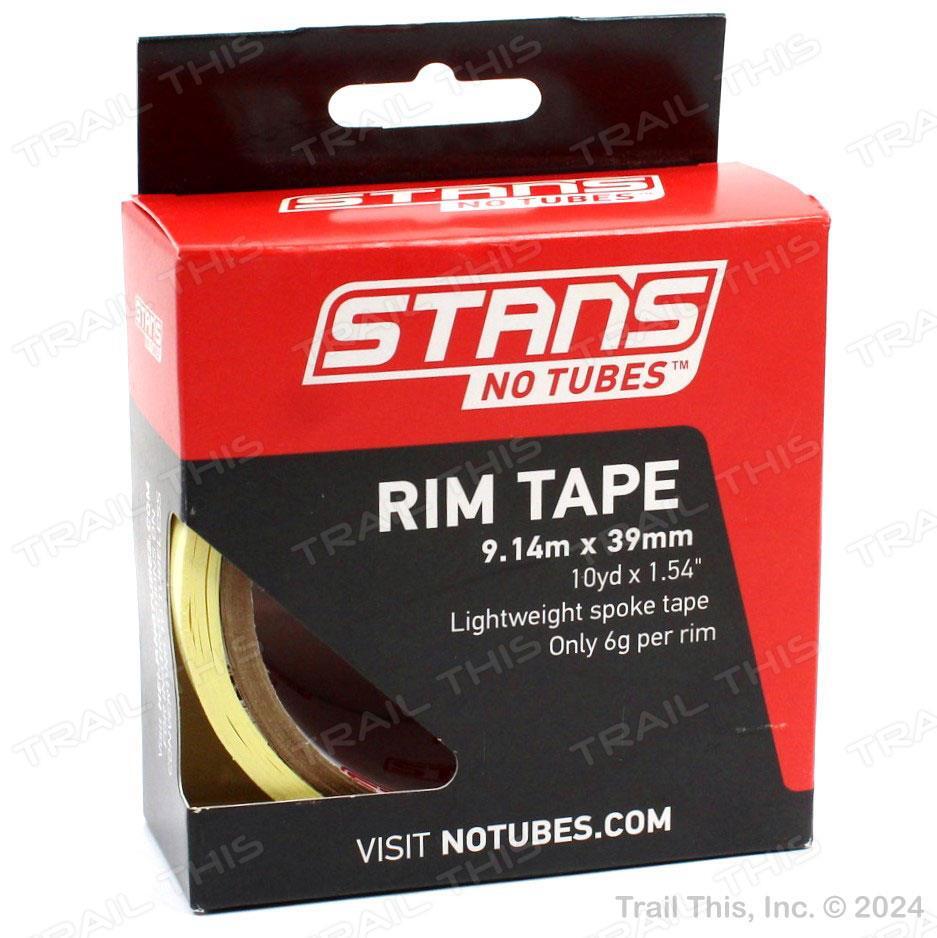 Stan’s NoTubes Yellow Tubeless Bicycle Wheel Rim Tape 39mm x 10 Yard Roll