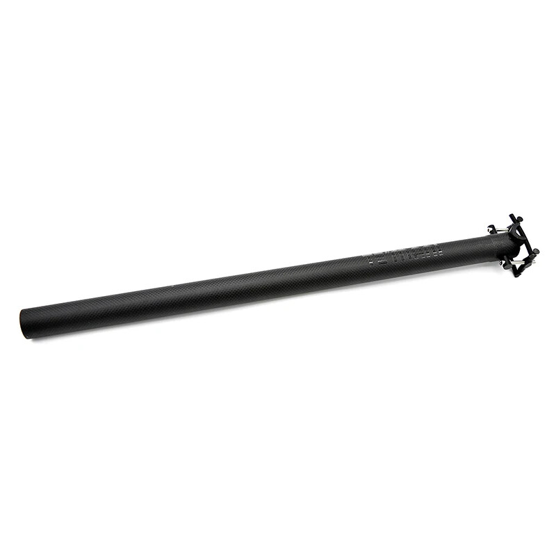 Folded Bike Seatpost Full Carbon Fibre Integrated Seat Post 31.8/33.9/34.9*580mm