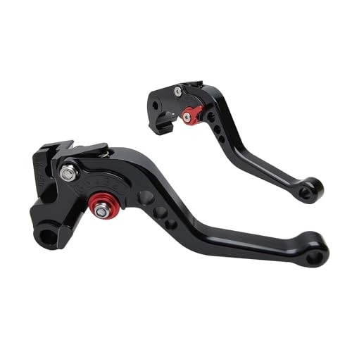 Short Brake Clutch Handle Lever Replacement for Kawasaki ZX6R ZX-6R ZX6RR Black