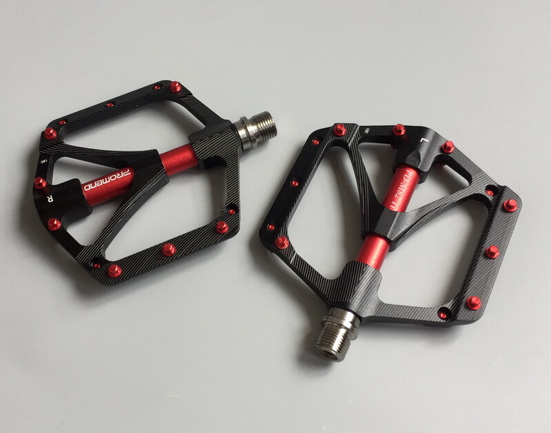 Aluminum titanum axle Road MTB Mountain Bike Bicycle Pedal Bearing Flat Pedals