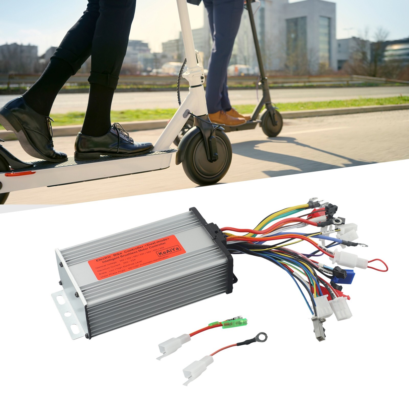 Electric Scooter Motor Controller 24V36V48V52V60V500W600/800W Dual Mode