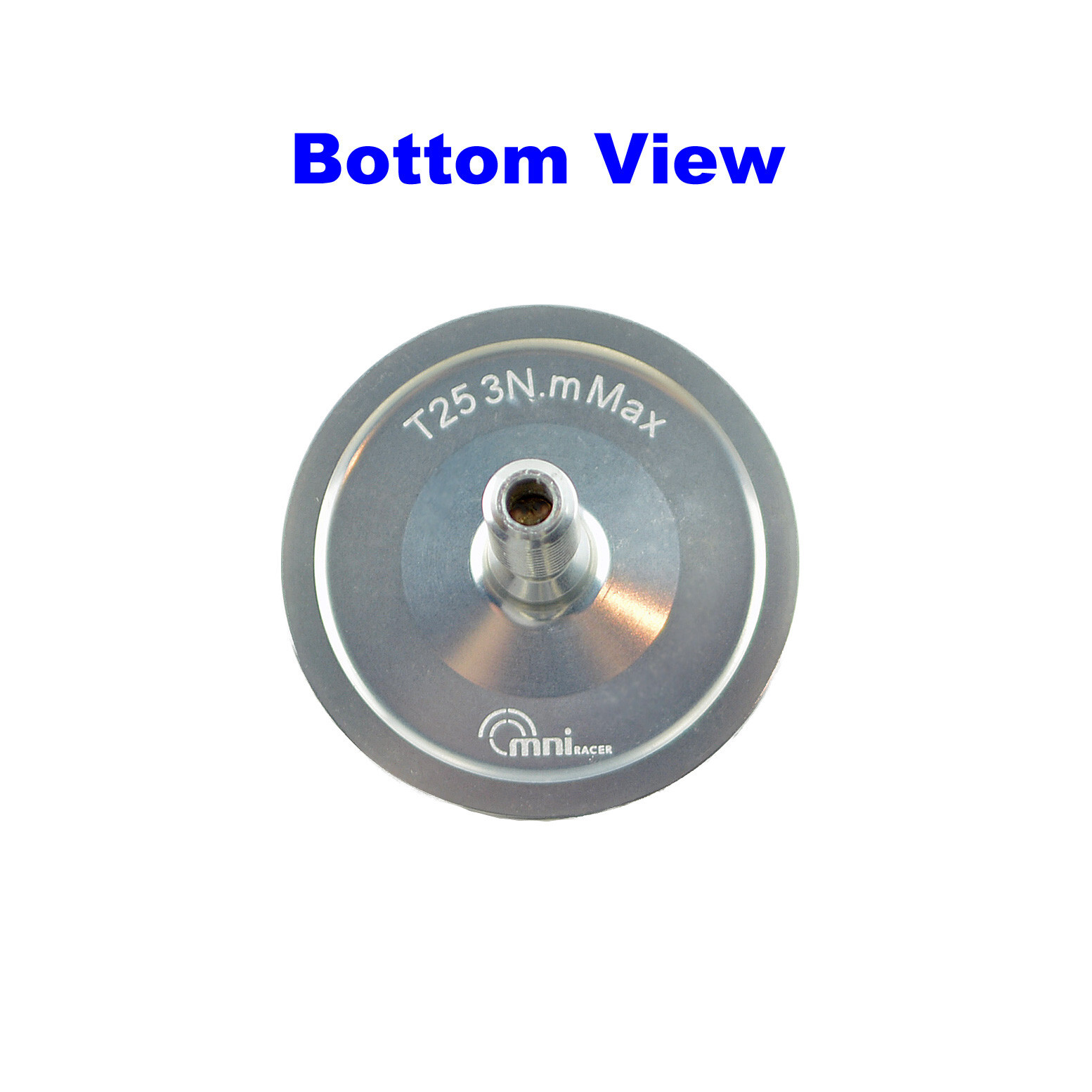 OMNI Racer WORLDS LIGHTEST Alloy Headset Top Cap & Bolt: JUST 3.4 grams!! SILVER