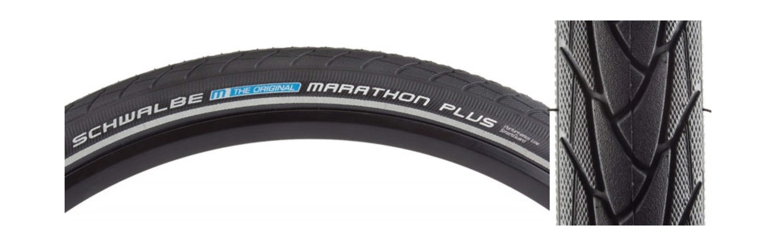 Schwalbe – Marathon Plus Ebike and MTB Wire Clincher Bike Tire | 700 x 25 | P…