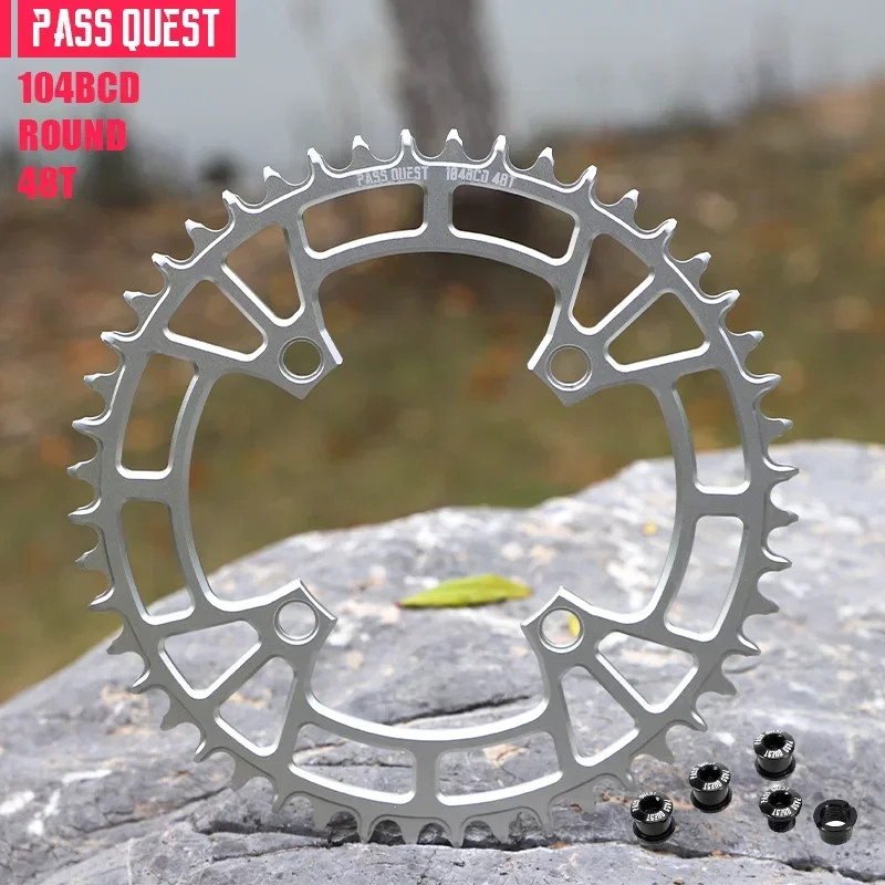 104BCD Mountain Bike Road Bike Narrow Wide Round Chainring 32-48T Chainwheel