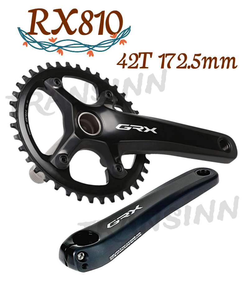 (172.5mm 42T) Shimano GRX FC-RX810 11Speed Chainwheel without BB
