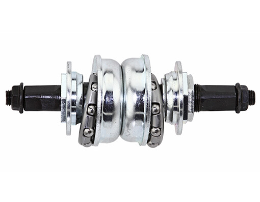 BOTTOM BRACKET CONVERSION KIT SET 1PC TO 3PC CRANK 128MM CHROME IN (2 COLORS)