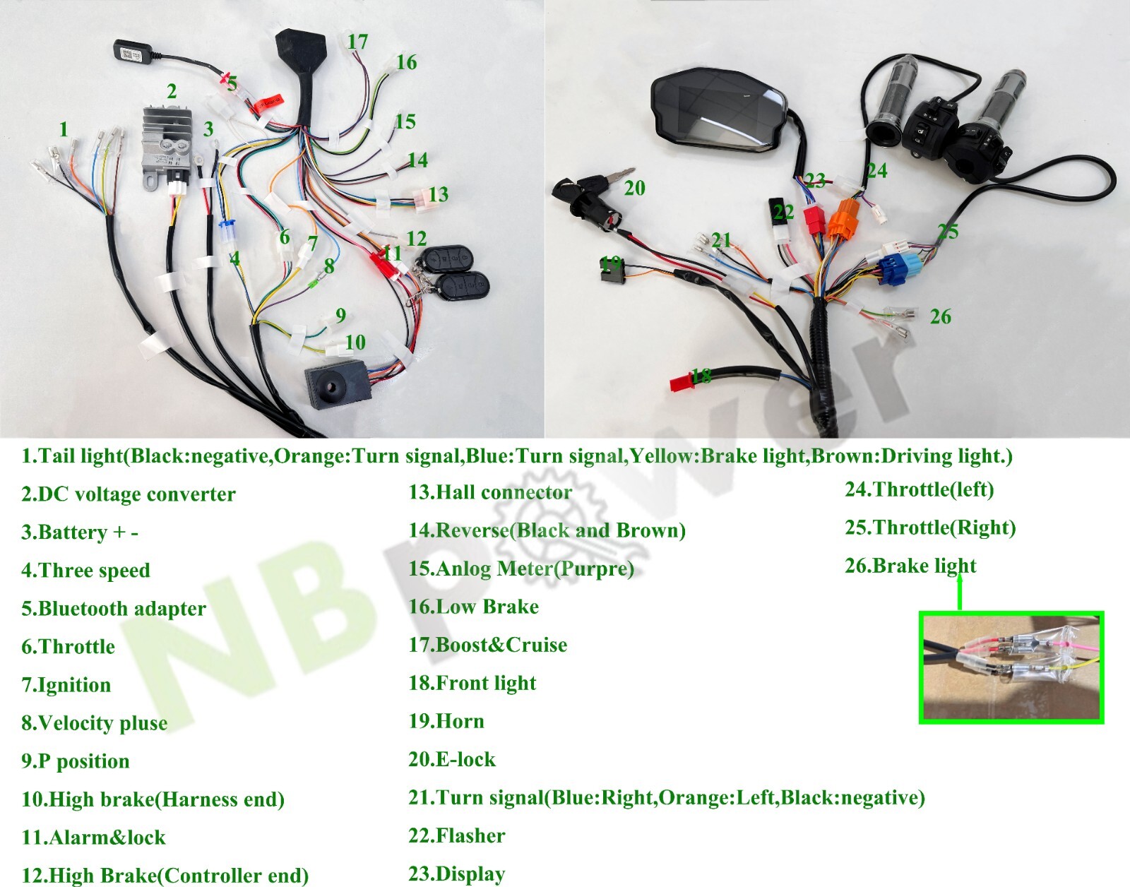 QS138-C 70H 3000W V3 Mid Drive Motor with Internal Gear Box 1:2.35 Ratio