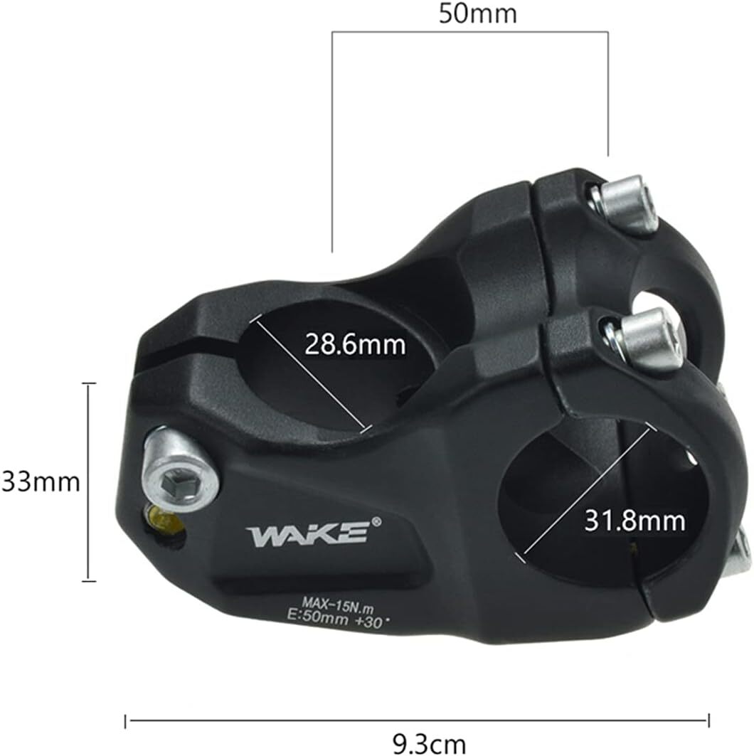 MTB Stem Mountain Bike Stem 31.8 50Mm 30 Degree Short Handlebar Stem for Most B