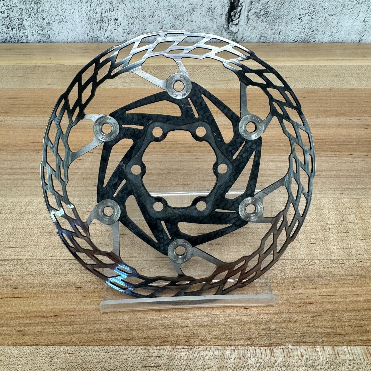 Carbon-Ti X Carbon 6-Bolt 160/140mm Disc Brake Rotors + Center Lock Adapters