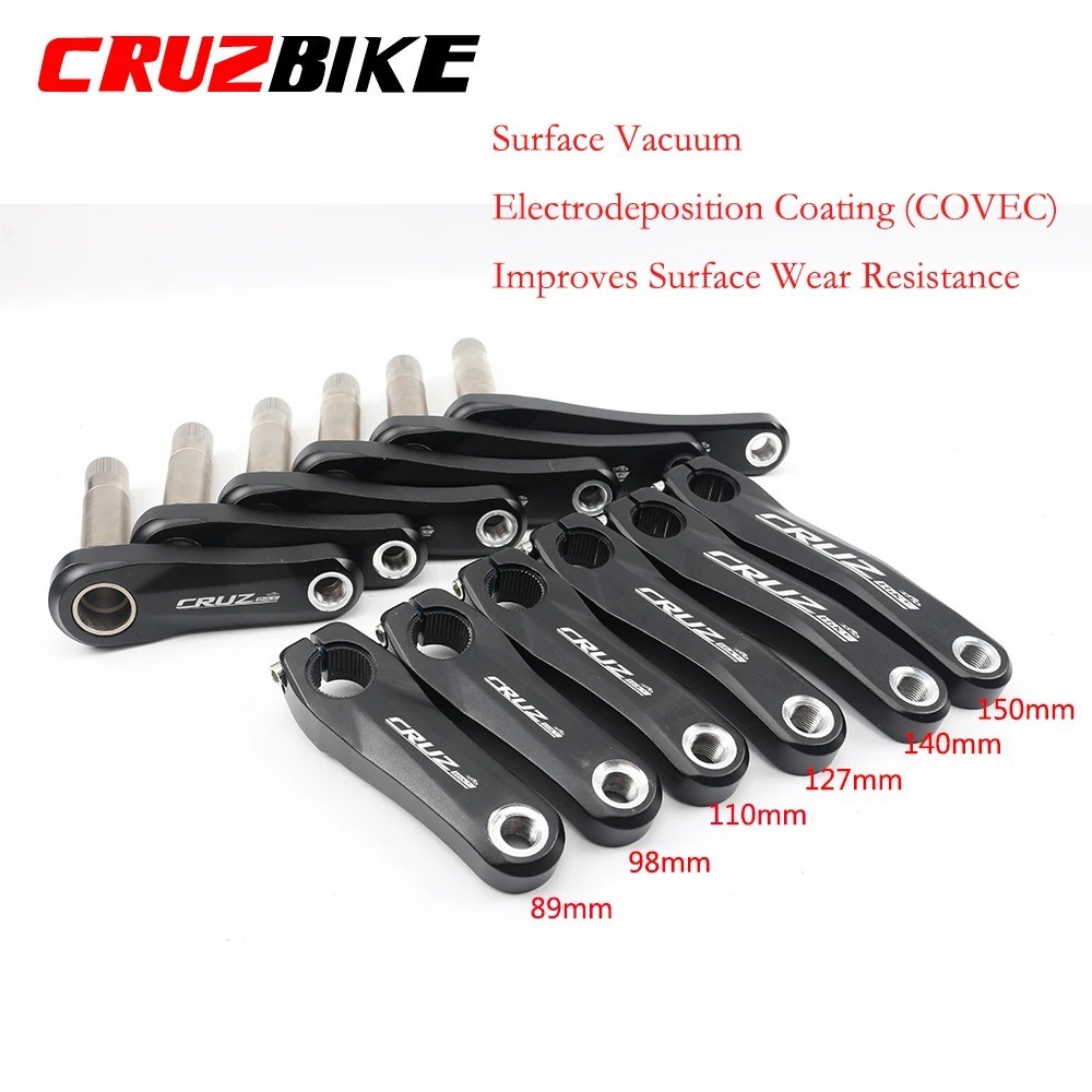 89/98/110/127/140/150mm Crankset Crank for Kids MTB Child Folding Bicycle
