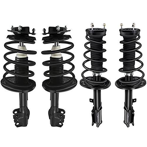 Strut Spring Assembly Front and Rear Pair Shock Front and Rear Complete Struts