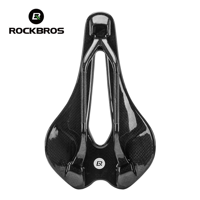ROCKBROS 3D Printed Bicycle Saddle Ultralight Carbon Fiber Hollow Bike Saddle