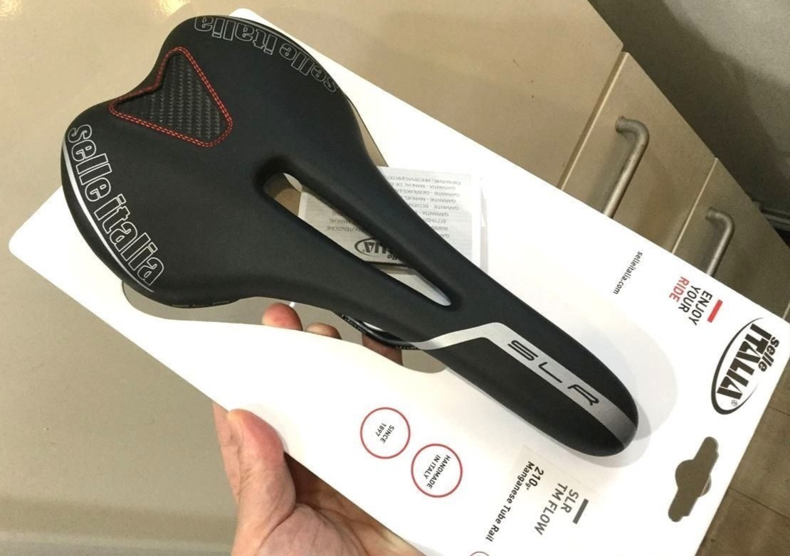Selle Italia SLR TM Flow L2 145mmX275mm 210g Road Bike Saddle Black New