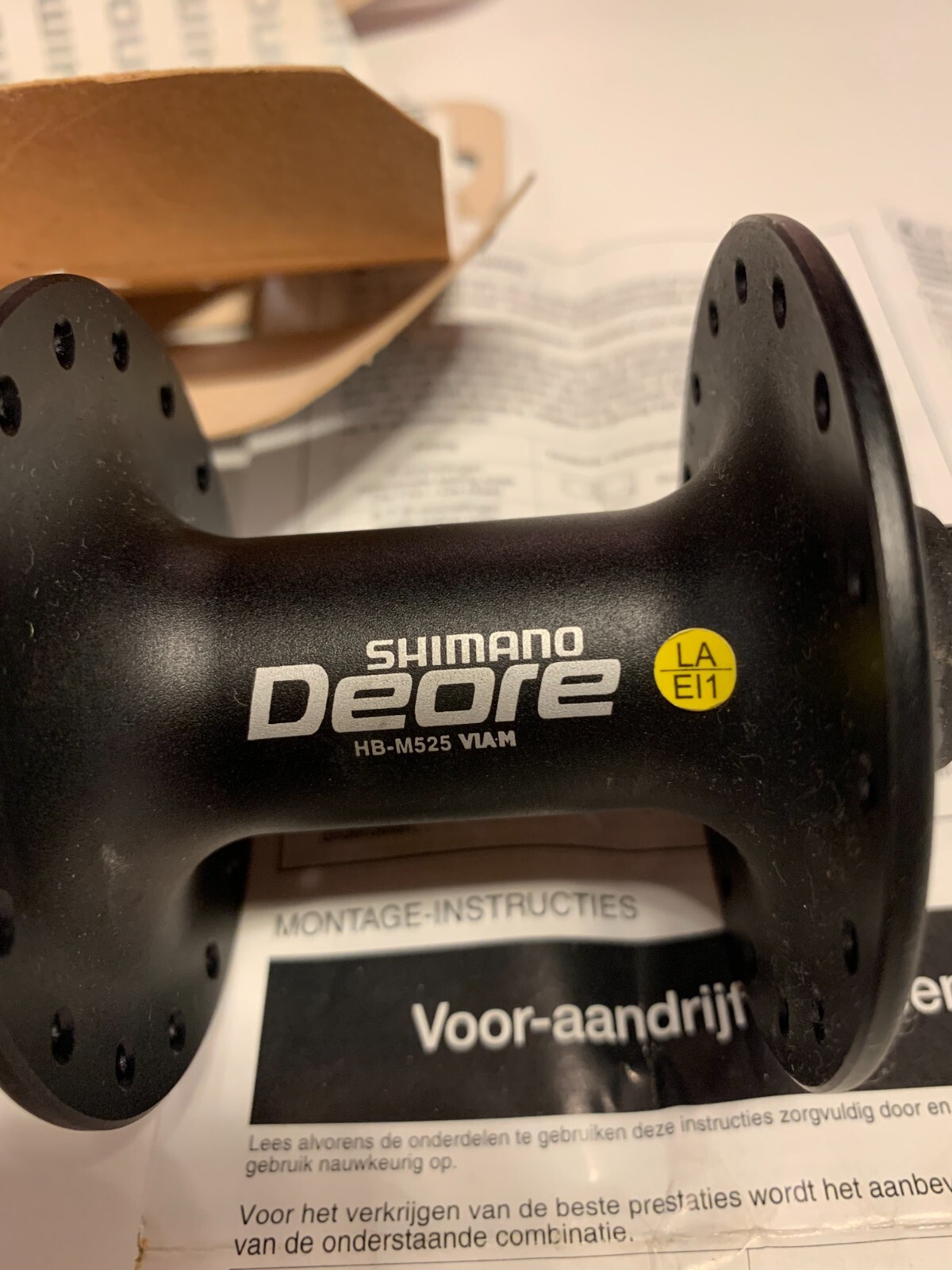 Shimano Deore Front Hub HB-M525 36 Holes 100MM 9Sp NOS