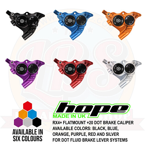 Hope RX4+ Road Gravel Brakes Calipers SRAM Shimano – All Colors – Brand New