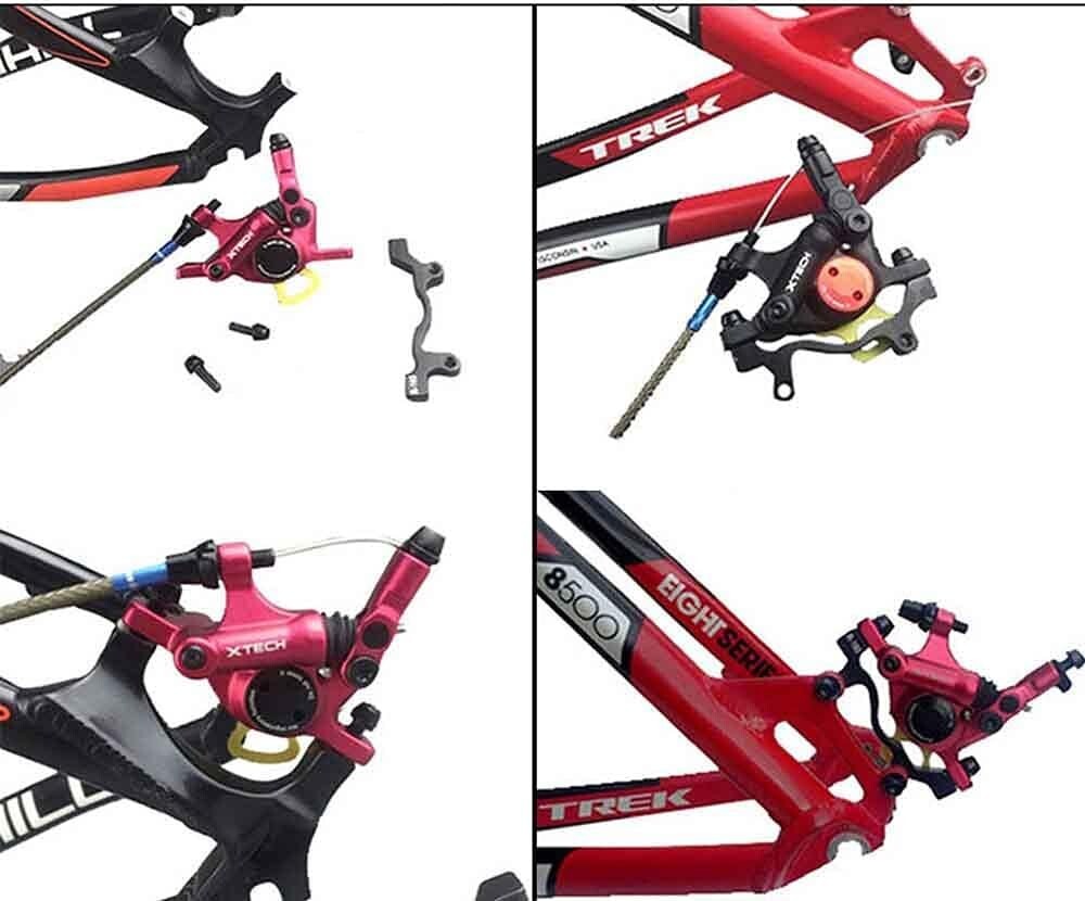 Zoom MTB Mountain Bike Mechanical Disc Brake Front & Rear Floating Rotor 160mm