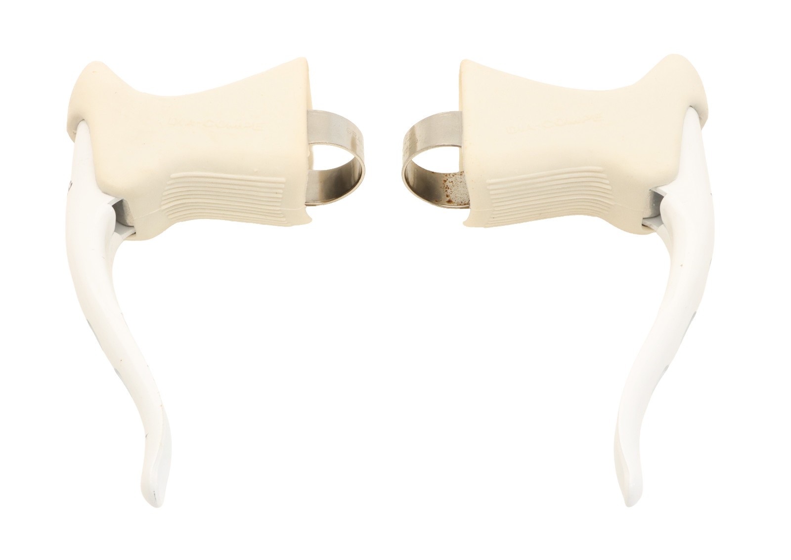 Dia-Compe AGC 250 Brake Levers PAIR AG250WW 23.8mm Clamp White/White NEW NOS