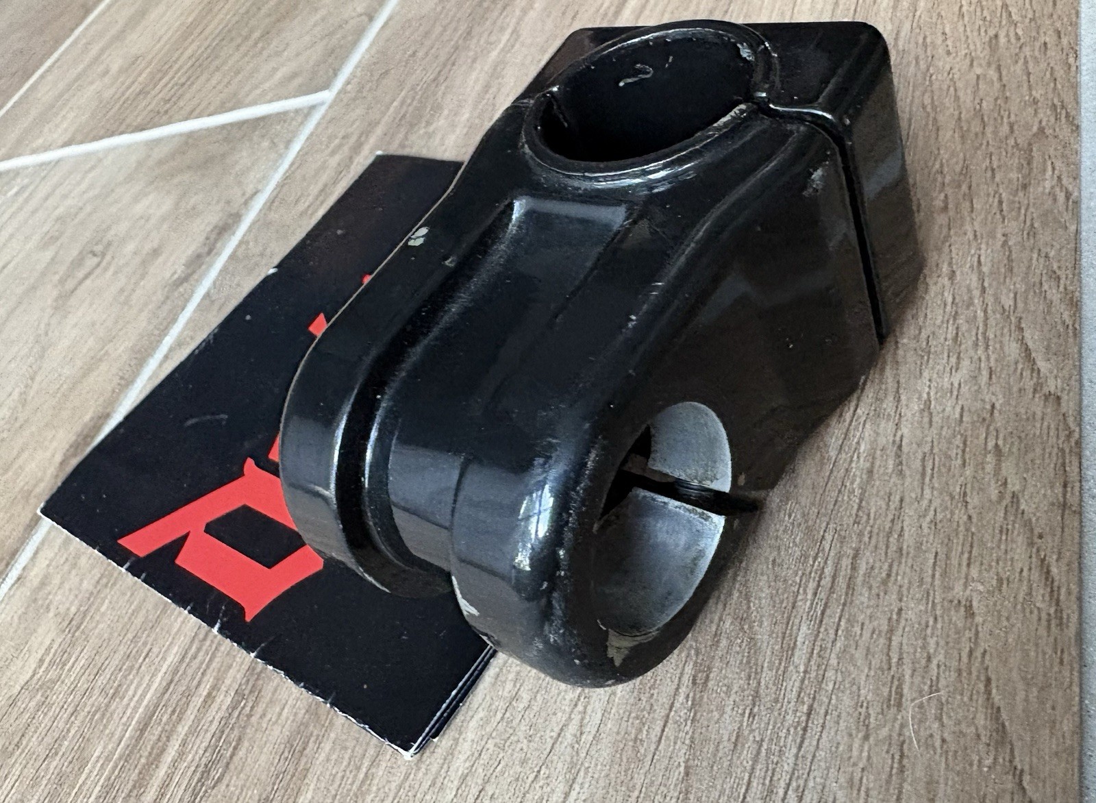 Black Deity 31.8 stem 50mm vintage part over 20 years old with OG 2005 catalog!