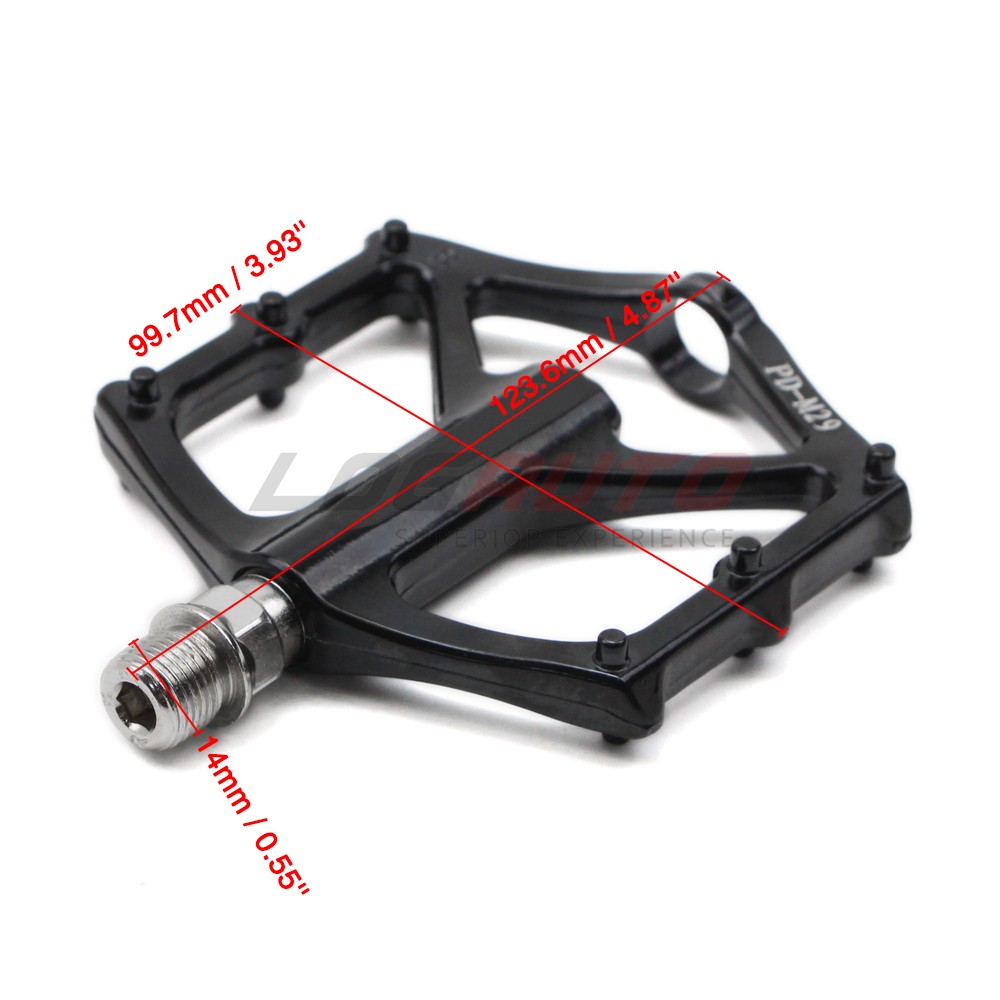 Anti-Slip MTB Bike Pedal DU Bearing 9/16″ Mountain Bicycle Sealed Flat Platform