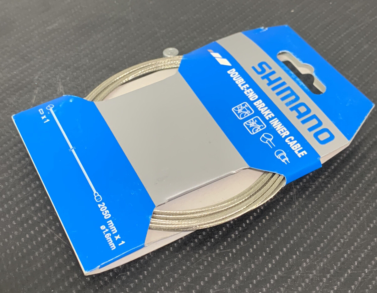 Genuine Shimano Steel Double Ended Road/MTB Brake Inner Cable 1.6x2050mm – FAST!
