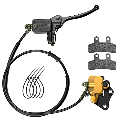 Front Disc Brake Master Cylinder Caliper & Pad Assembly for 50cc-125cc Dirt Pit